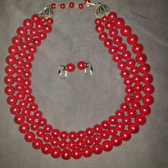 Vintage Necklace and Earring set - Picture 1 of 3